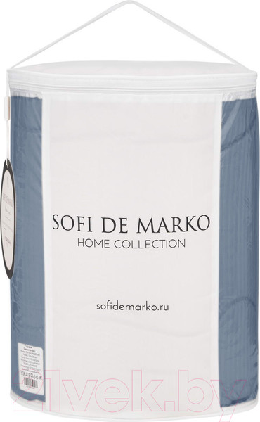 Изображение товара Одеяло Sofi de Marko Тиффани 195х220 / Од-тиф-195х220сгл (серо-голубой)