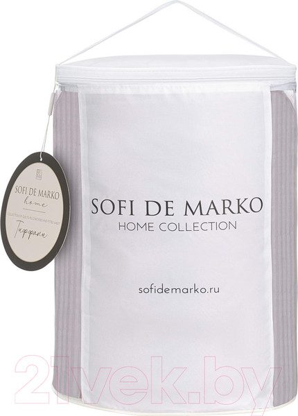 Изображение товара Одеяло Sofi de Marko Тиффани 195х220 / Од-тиф-195х220срл (серо-лиловый)