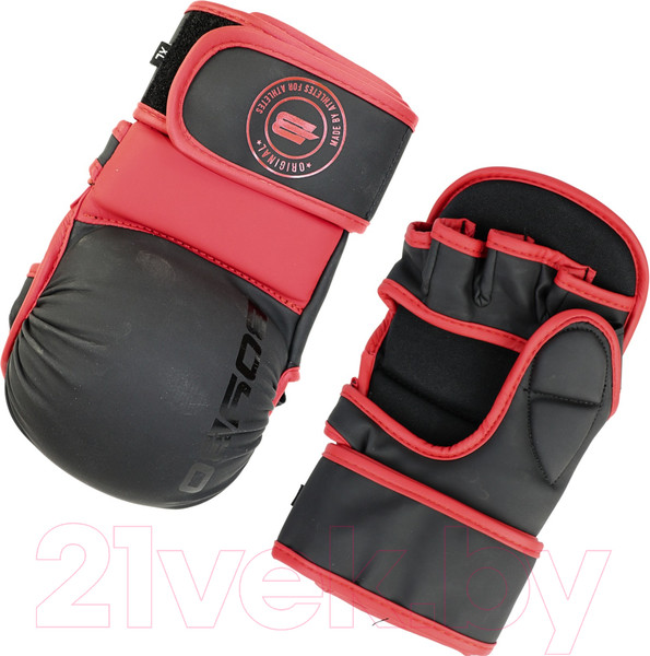 Изображение товара Перчатки для единоборств BoyBo Wings BBGL-26 Flex для ММА (2XS, черный/красный)