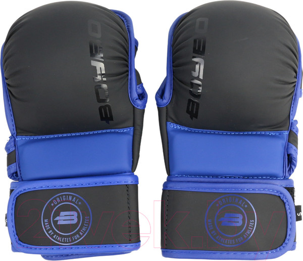 Изображение товара Перчатки для единоборств BoyBo Wings BBGL-26 Flex для ММА (XS, черный/синий)
