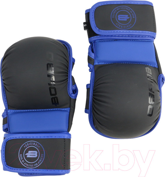 Изображение товара Перчатки для единоборств BoyBo Wings BBGL-26 Flex для ММА (XS, черный/синий)