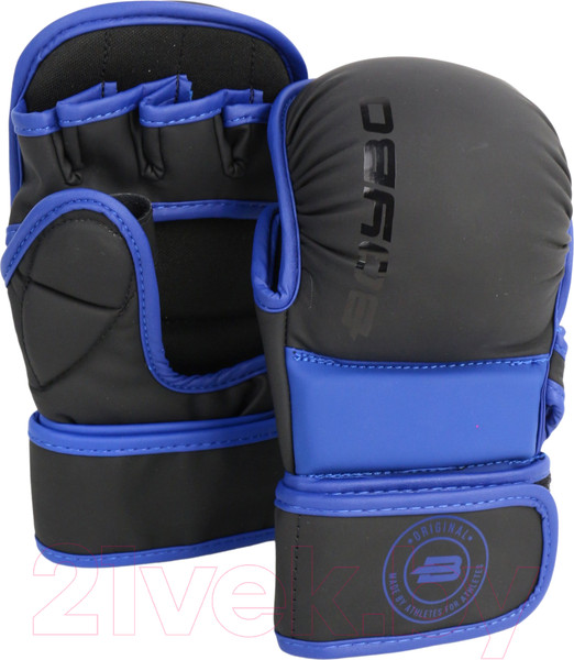 Изображение товара Перчатки для единоборств BoyBo Wings BBGL-26 Flex для ММА (XS, черный/синий)