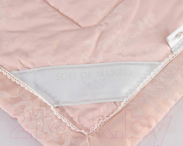 Изображение товара Одеяло Sofi de Marko Шарлиз 200х220 / Од-Шпд-200х220Т (пудровый)