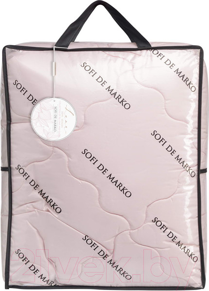 Изображение товара Одеяло Sofi de Marko Luna 155х215 / Од-Лн-пд-155х215 (пудровый)