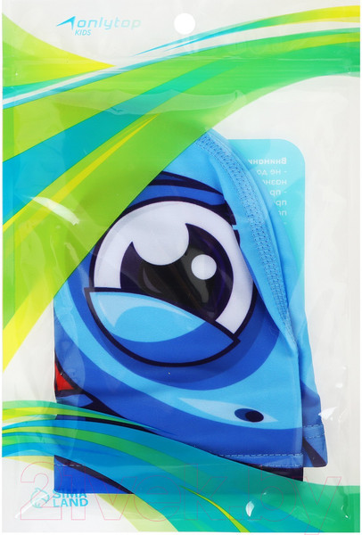 Изображение товара Шапочка для плавания Onlytop Акуленок / 1521006 (р.46-52)