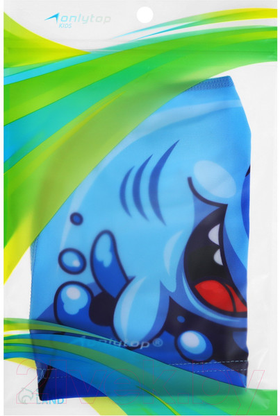 Изображение товара Шапочка для плавания Onlytop Акуленок / 1521006 (р.46-52)