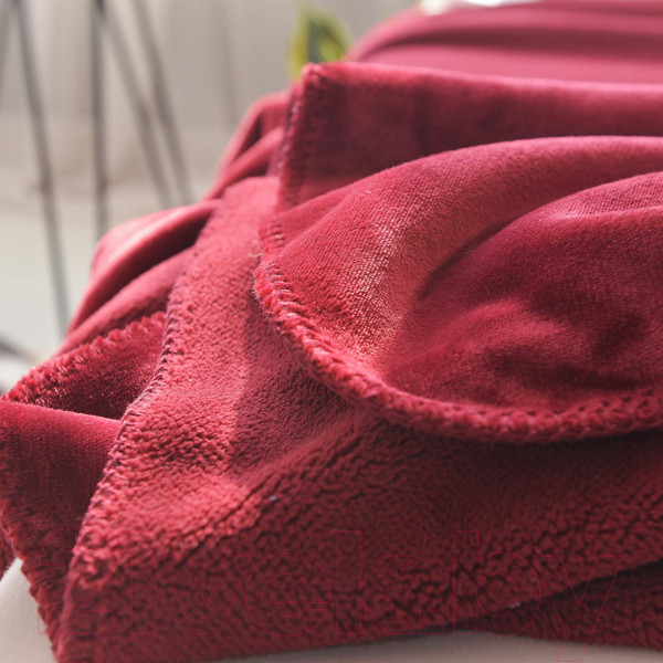 Изображение товара Плед Sofi de Marko София 220х240 / Пл-Сб005-220х240 (бордовый)