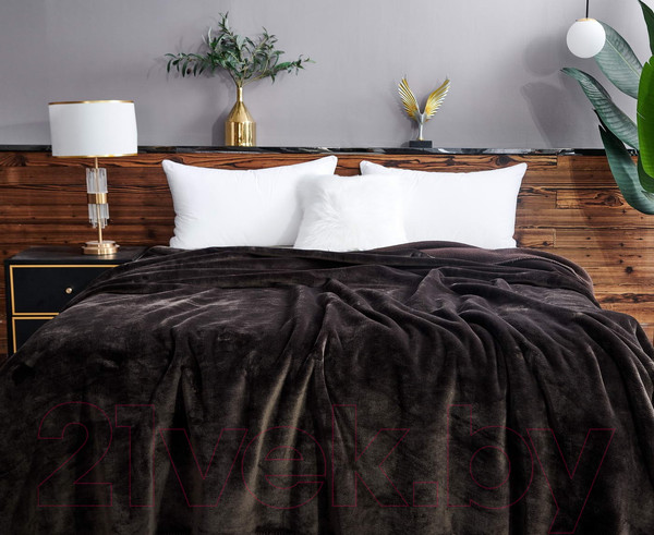 Изображение товара Плед Sofi de Marko София 220х240 / Пл-Ск013-220х240 (кофейный)