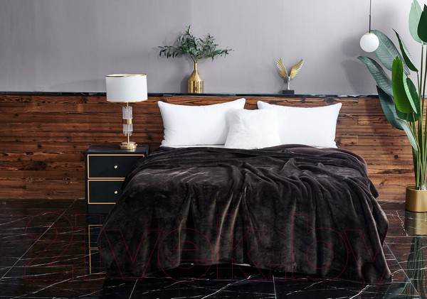 Изображение товара Плед Sofi de Marko София 220х240 / Пл-Ск013-220х240 (кофейный)