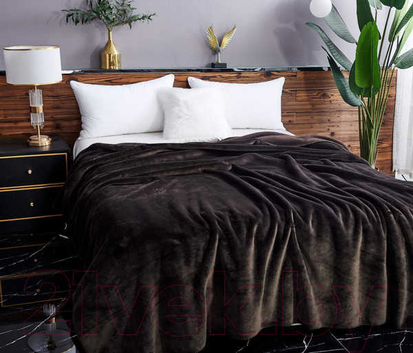 Изображение товара Плед Sofi de Marko София 220х240 / Пл-Ск013-220х240 (кофейный)