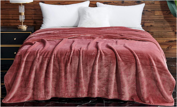 Изображение товара Плед Sofi de Marko София 220х240 / Пл-Сч012-220х240 (чайная роза)