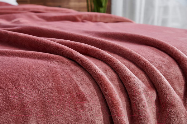 Изображение товара Плед Sofi de Marko София 220х240 / Пл-Сч012-220х240 (чайная роза)