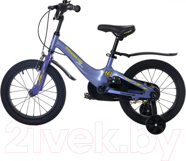 Изображение товара Детский велосипед Maxiscoo Jazz Стандарт Плюс 2024 / MSC-J1631 (синий карбон)