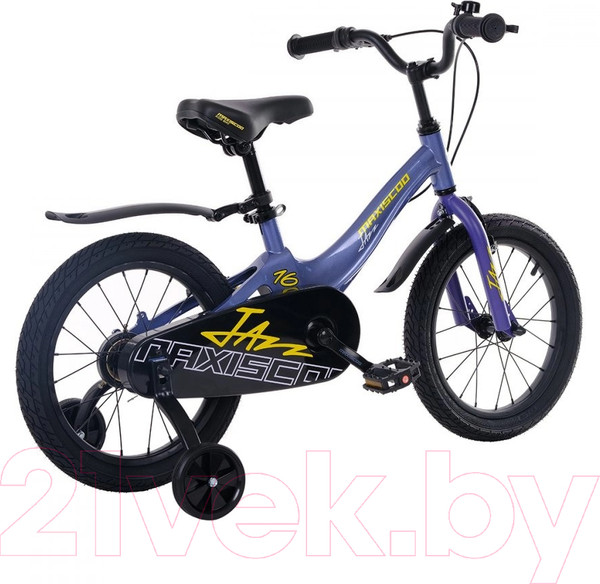 Изображение товара Детский велосипед Maxiscoo Jazz Стандарт Плюс 2024 / MSC-J1631 (синий карбон)