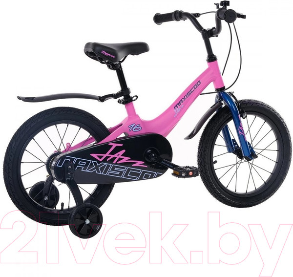 Изображение товара Детский велосипед Maxiscoo Jazz Стандарт Плюс 2024 / MSC-J1632 (розовый матовый)
