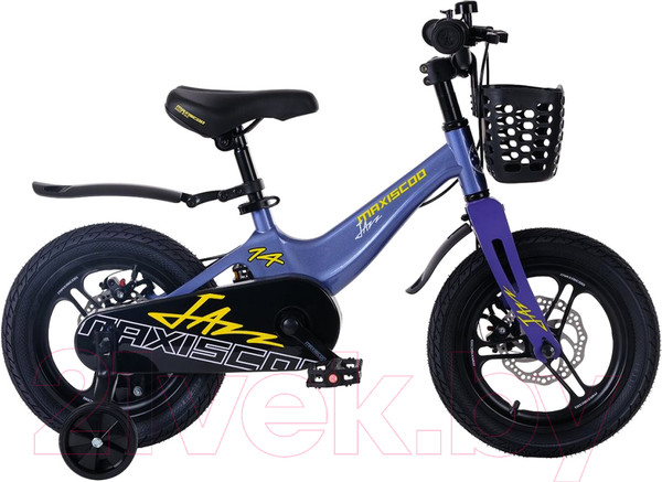 Изображение товара Детский велосипед Maxiscoo Jazz Pro 2024 / MSC-J1431P (синий карбон)
