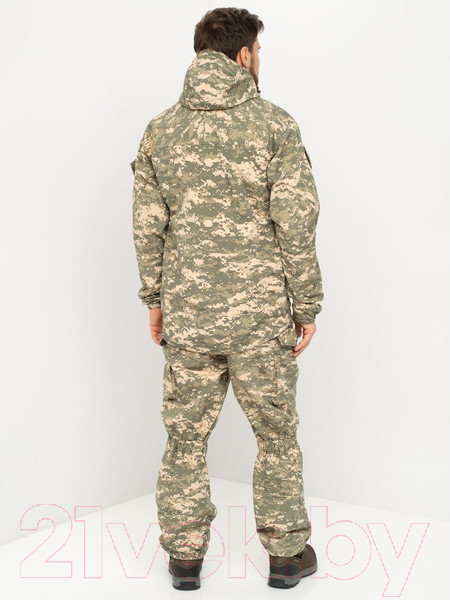 Изображение товара Костюм для охоты и рыбалки Huntsman Горка 5 Летний Смесовая Рип-Стоп Светлый пиксель (р-р 52-54/170-176)
