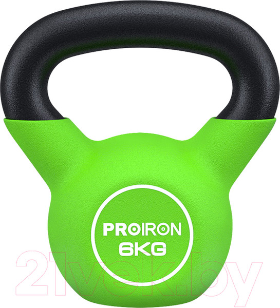 Изображение товара Гиря Proiron Неопреновая / ГИ1060НЕО (6кг)