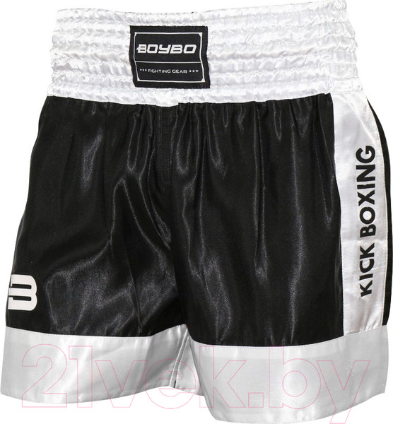 Изображение товара Шорты для бокса BoyBo Для кикбоксинга (XL, черный)