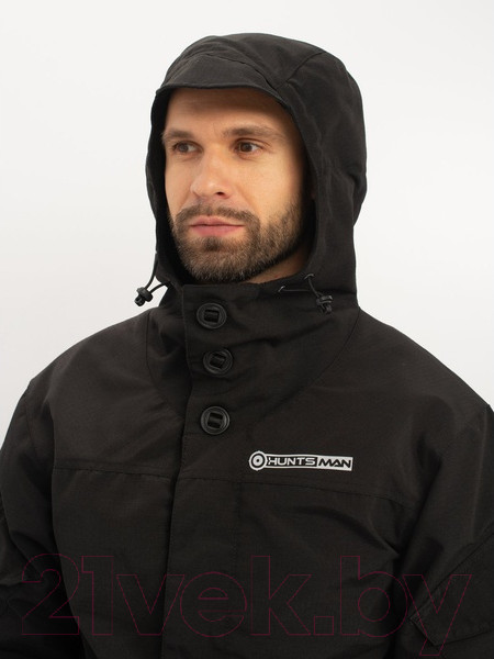 Изображение товара Костюм для охоты и рыбалки Huntsman Горка 3 Летний Смесовая Рип-Стоп Черный (р-р 44-46/170-176)