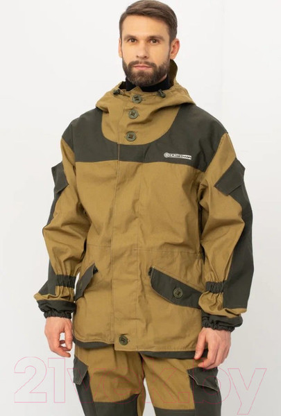 Изображение товара Костюм для охоты и рыбалки Huntsman Горка 3 Летний Палатка/Грета Хаки (р-р 44-46/182-188)