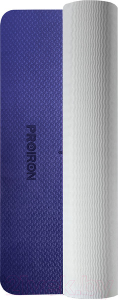Изображение товара Коврик для йоги и фитнеса Proiron 1830x800x7 / К1887ТСФ (серый/фиолетовый)