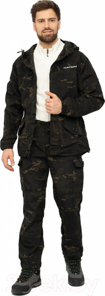 Изображение товара Костюм для охоты и рыбалки Huntsman Горка 3 Летний Смесовая Рип-Стоп Мультикам Black (р-р 56-58/182-188)