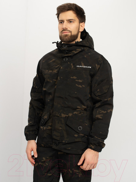 Изображение товара Костюм для охоты и рыбалки Huntsman Горка 3 Летний Смесовая Рип-Стоп Мультикам Black (р-р 56-58/182-188)