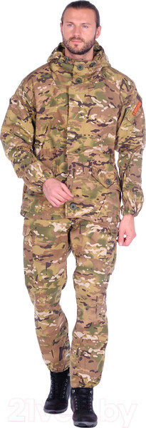 Изображение товара Костюм для охоты и рыбалки Huntsman Горка 3 Летний Смесовая Рип-Стоп Мультикам (р-р 44-46/182-188)