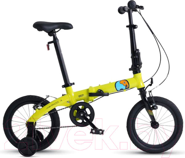 Изображение товара Детский велосипед Maxiscoo S007 Стандарт 2024 / MSC-007-1401 (желтый)