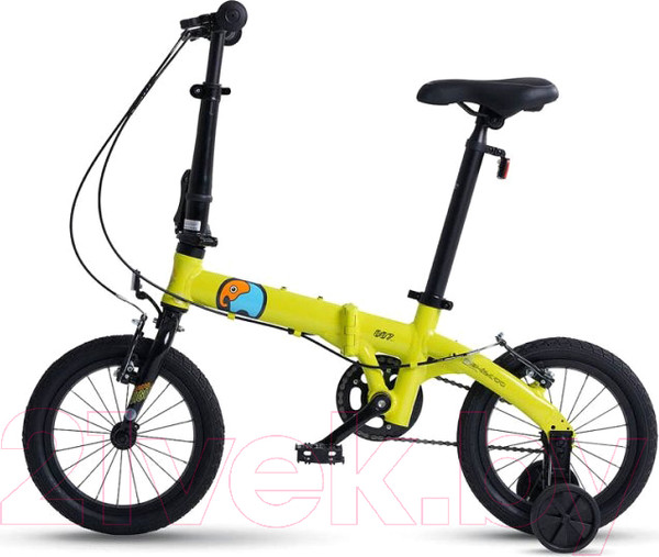 Изображение товара Детский велосипед Maxiscoo S007 Стандарт 2024 / MSC-007-1401 (желтый)