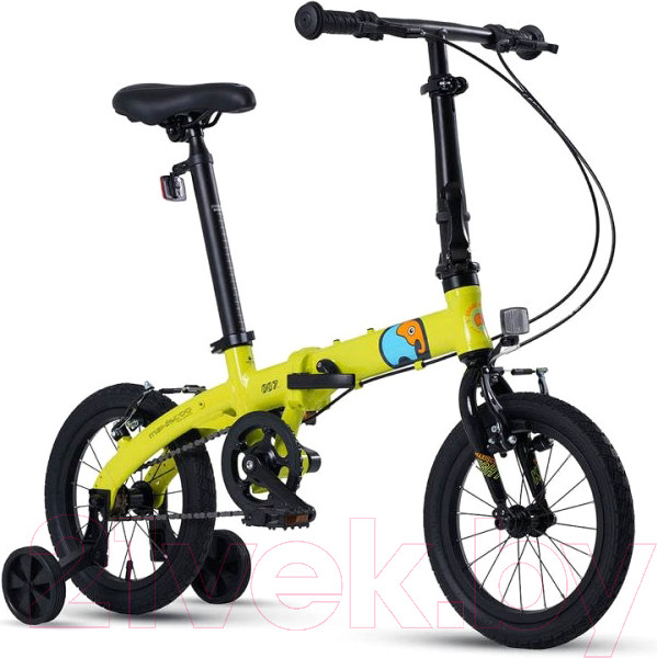 Изображение товара Детский велосипед Maxiscoo S007 Стандарт 2024 / MSC-007-1401 (желтый)