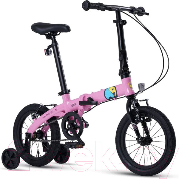 Изображение товара Детский велосипед Maxiscoo S007 Стандарт 2024 / MSC-007-1402 (розовый)