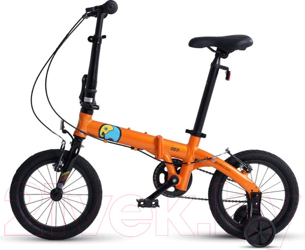 Изображение товара Детский велосипед Maxiscoo S007 Стандарт 2024 / MSC-007-1403 (оранжевый)