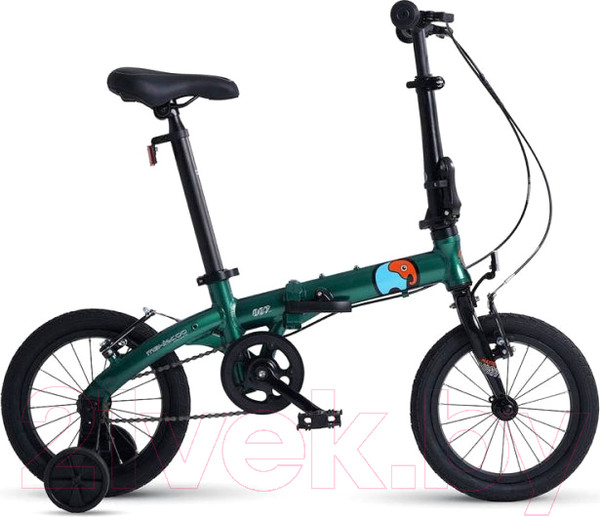 Изображение товара Детский велосипед Maxiscoo S007 Стандарт 2024 / MSC-007-1404 (зеленый)