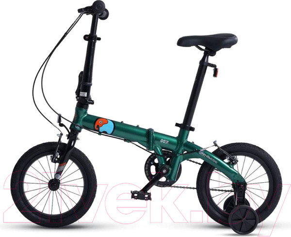 Изображение товара Детский велосипед Maxiscoo S007 Стандарт 2024 / MSC-007-1404 (зеленый)