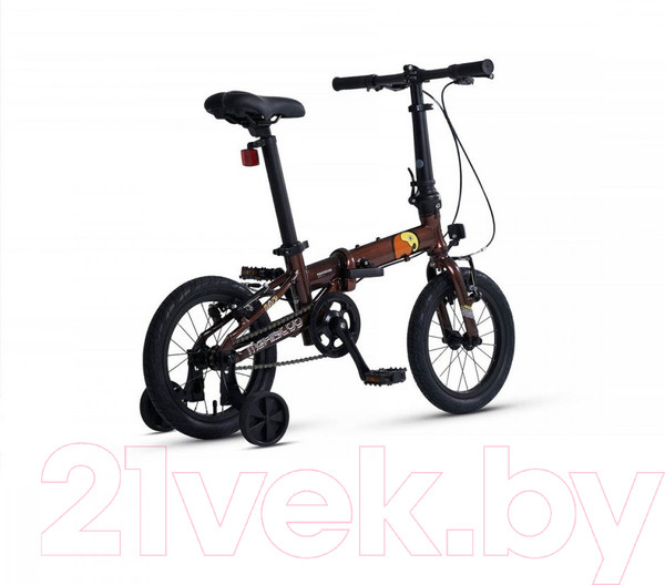 Изображение товара Детский велосипед Maxiscoo S007 Pro 2024 / MSC-007-1409P (бронзовый)
