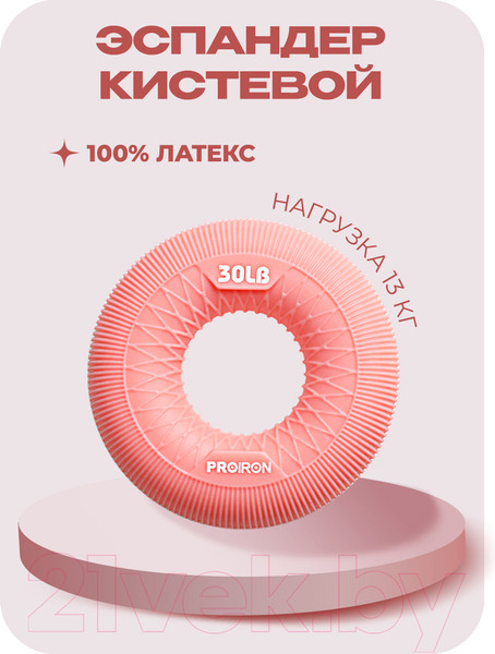 Изображение товара Эспандер Proiron Кистевой / ЭК13 (13кг, розовый)