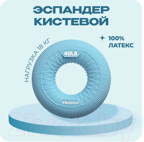 Изображение товара Эспандер Proiron Кистевой / ЭК18 (18кг, синий)