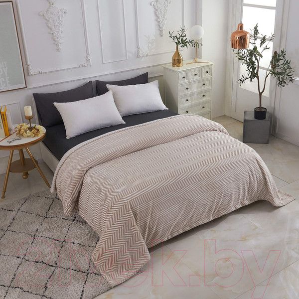 Изображение товара Покрывало Sofi de Marko Флоренс 160х220 / Пл-Фкф-160х220 (кофейный)