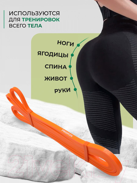 Изображение товара Эспандер Proiron Ленточный / ЭЛ0206 (2-6кг, оранжевый)