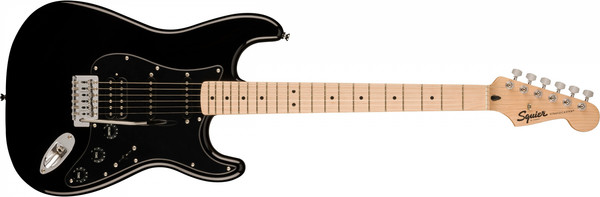 Изображение товара Электрогитара Fender Squier Sonic Stratocaster HSS Black 