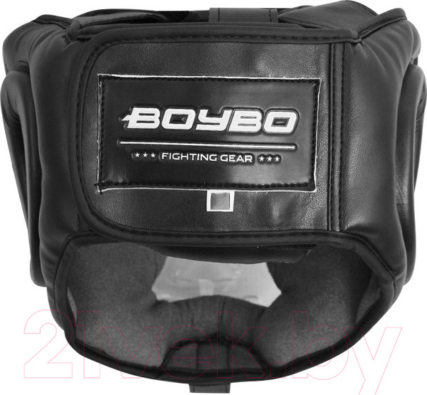 Изображение товара Боксерский шлем BoyBo Flexy BP2006 с пластиковым забралом (M, черный)