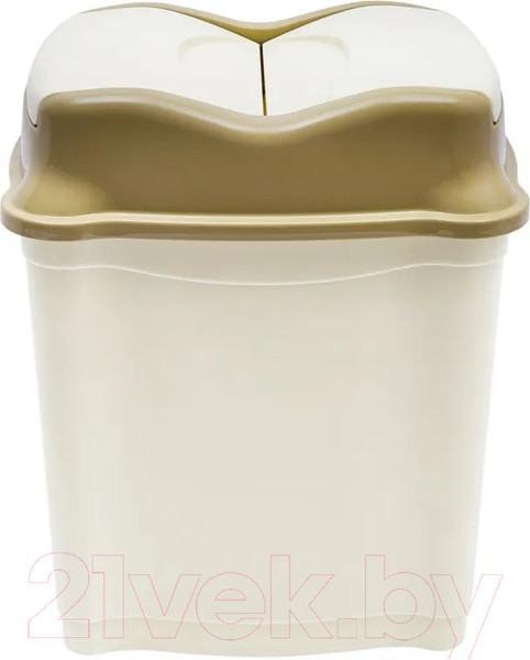 Изображение товара Мусорное ведро Эльфпласт Proff ЕР478 (9л, слоновая кость/бежевый)
