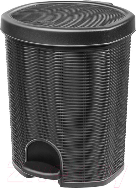 Изображение товара Мусорное ведро Эльфпласт Elegance EP337 с педалью (18л, графитовый)