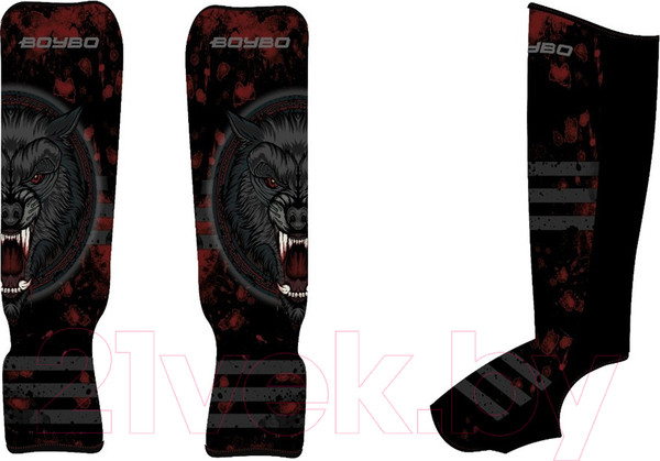 Изображение товара Защита голень-стопа для единоборств BoyBo Wolf BF232 (S, нейлон)