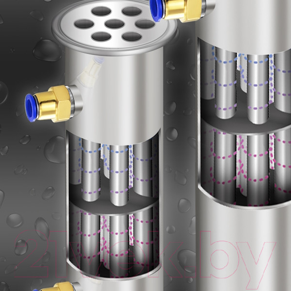Изображение товара Дистиллятор бытовой ДОБРЫЙ ЖАР Абсолют Про (30л, +ТЭН)