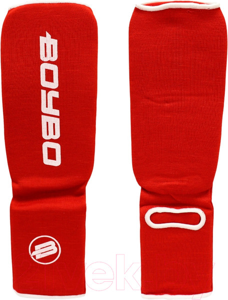 Изображение товара Защита голень-стопа для единоборств BoyBo BF243 (XL, красный)