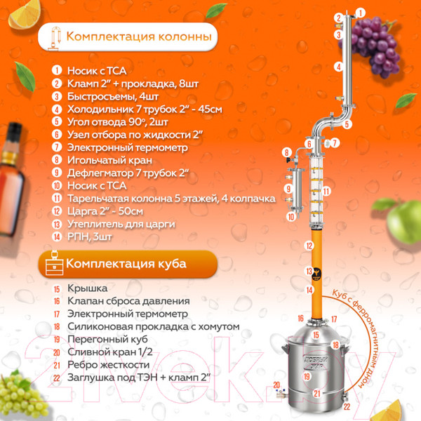 Изображение товара Дистиллятор бытовой ДОБРЫЙ ЖАР Титан (37л)