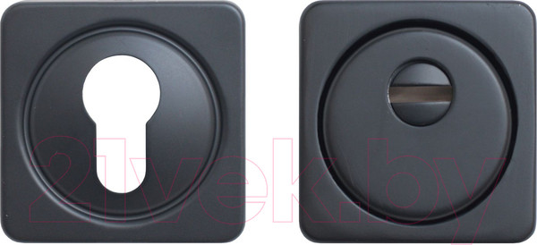 Изображение товара Накладка на цилиндр БУЛАТ Атлас БНД 05.02 (матовый черный)